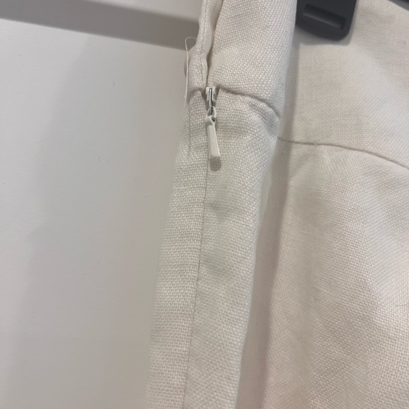 Lauren Ralph Lauren 100% Linen Wide Leg Pants – Ivory | Size 10 - Picture 10 of 12